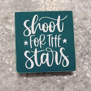 Small wooden sign handmade